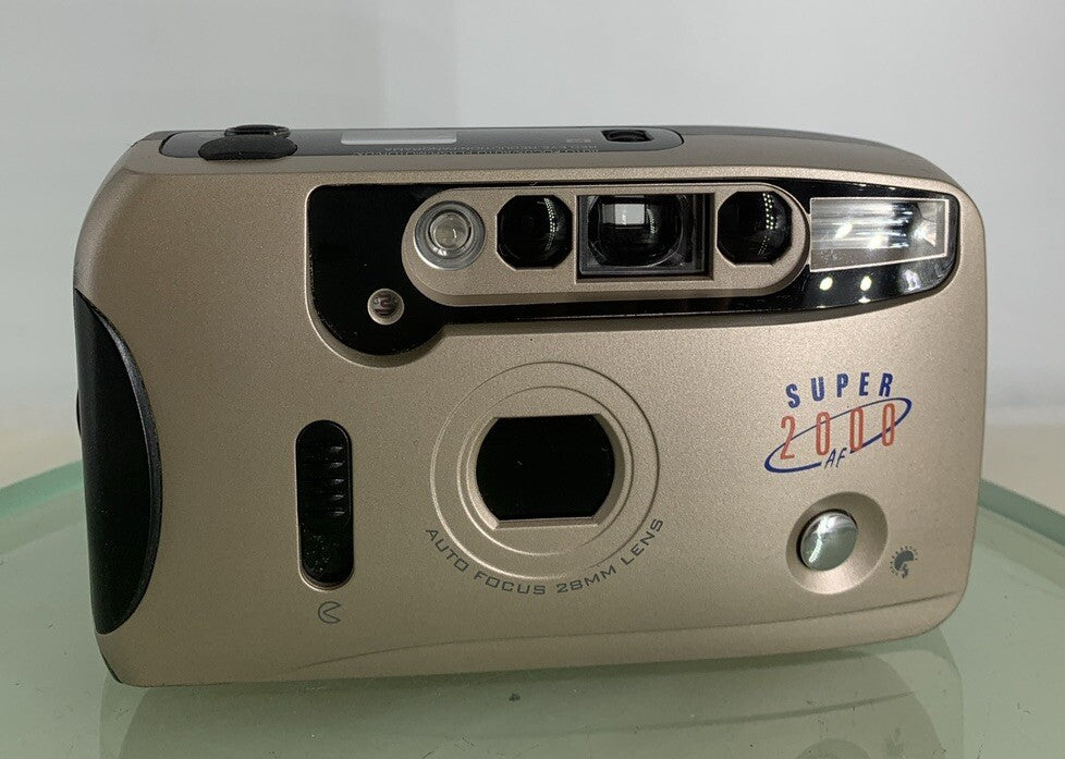 SUPER 2000 AF COMPACT DIGITAL FILM CAMERA GREY NO CHARGER TESTED - 5231