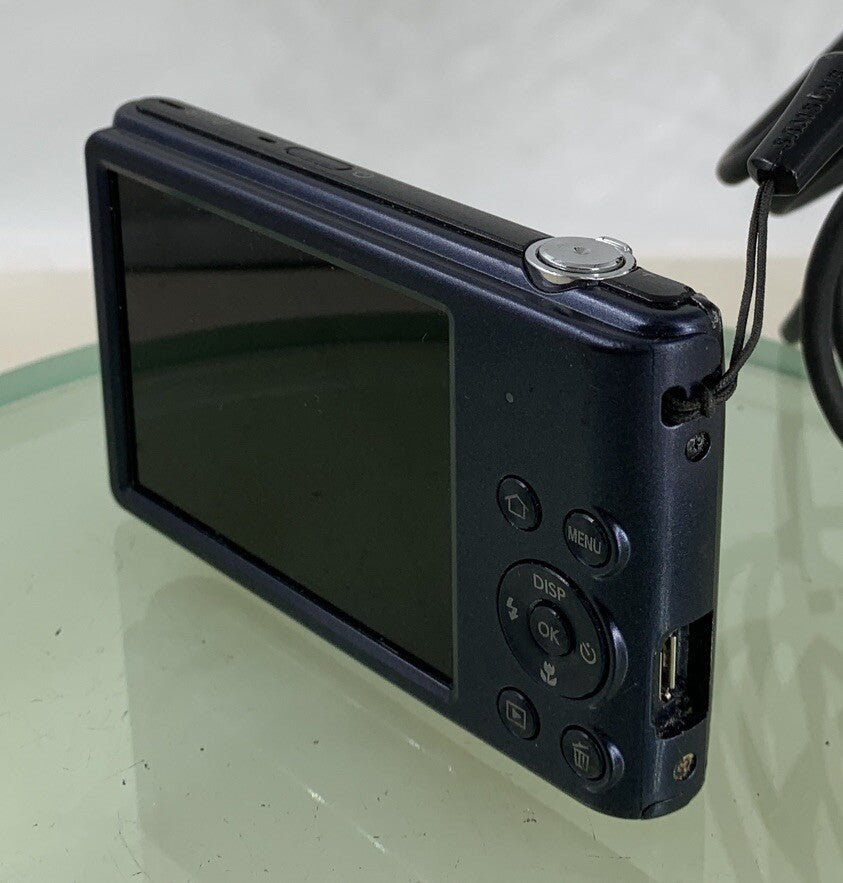 Samsung Digital Camera ST72 Blue + 16GB Memory Card AND WIRE- Tested - 9866