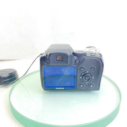 Fujifilm FinePix S Series S8000fd 8.0MP Digital Camera - Black, TESTED, Bag #8023