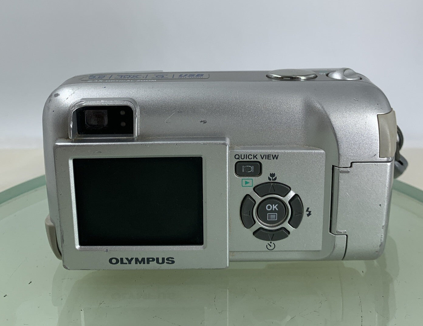 Olympus Camedia C-350 Zoom 3.2MP Compact Digital Camera SILVER TESTED - 6785