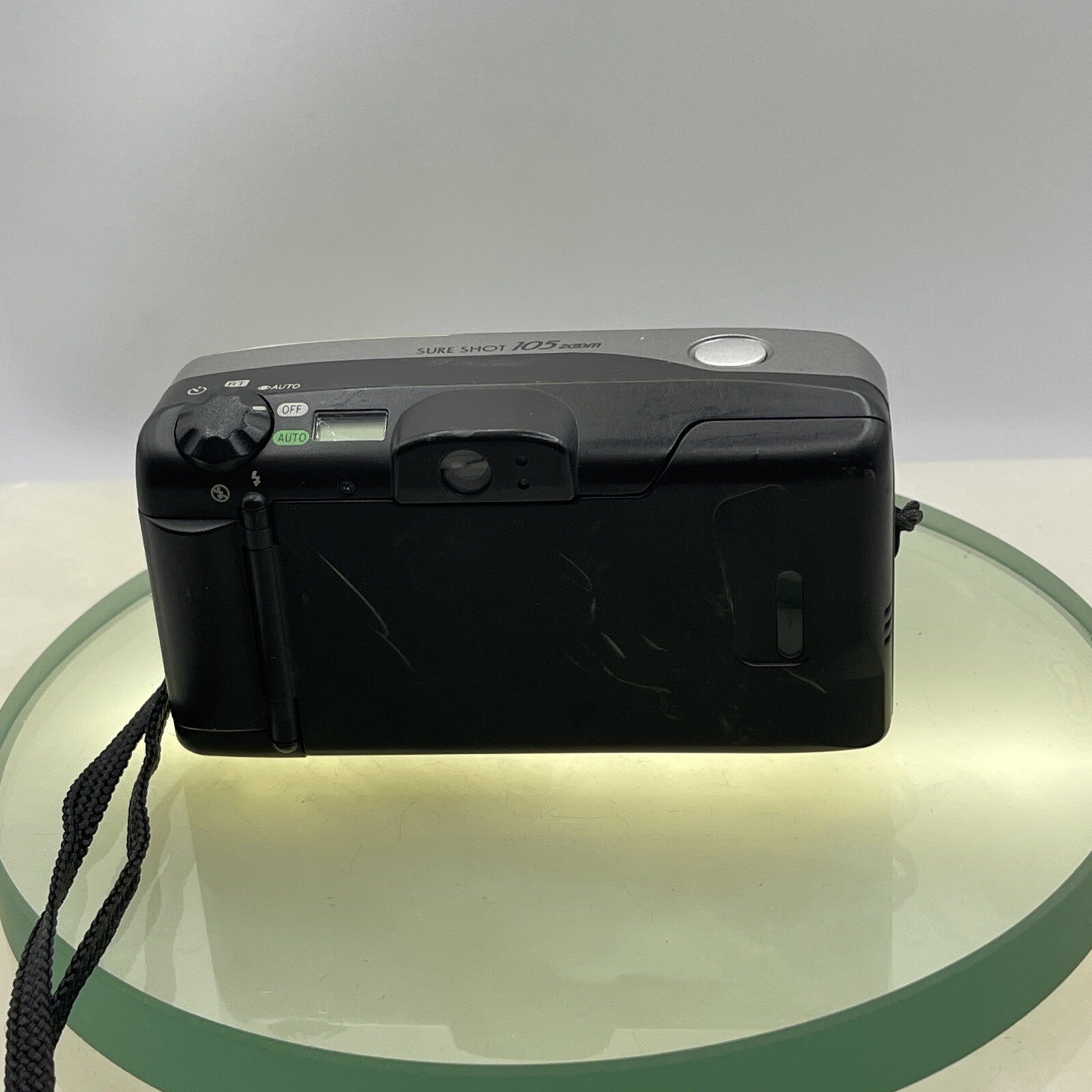 Vintage Canon Sure Shot 105 ZoomPoint&Shoot 35mm Film Camera Case Tested #8025