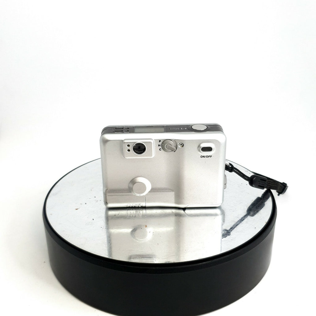 Canon IXUS L1 APS compact film camera in silver. + original case,FULLY TESTED7673