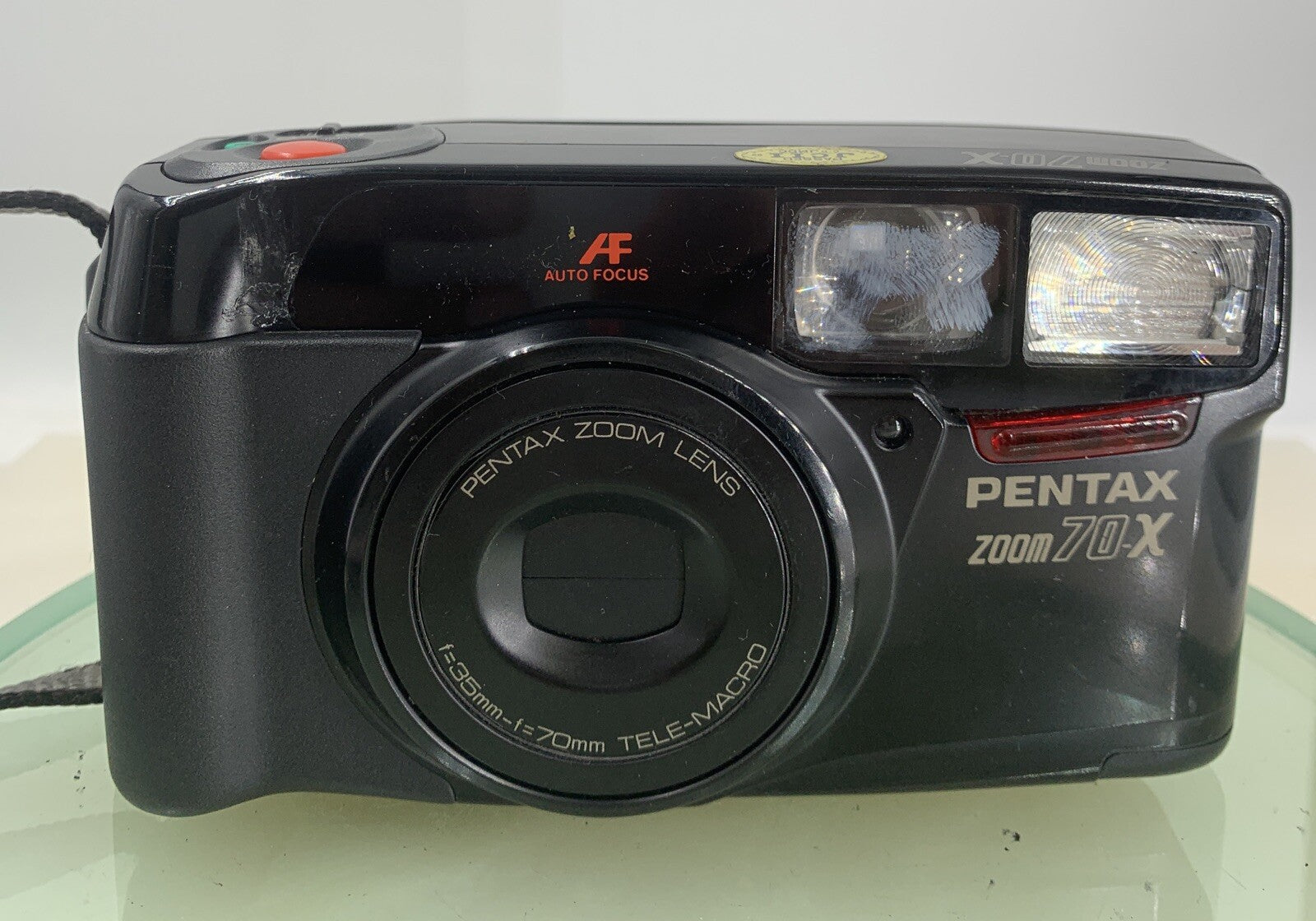 Pentax Zoom 70-X 35mm-70mm AF POINT AND SHOOT FILM CAMERA BLACK - TESTED - 2211