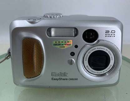 Kodak EasyShare CX6230 2.0MP Silver Digital Camera WITH COVER TESTED - 6721