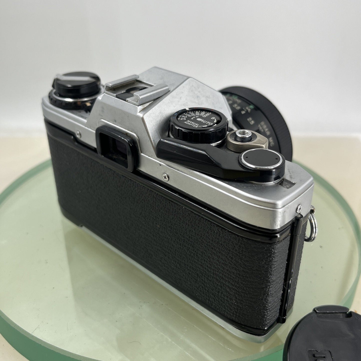 Olympus OM10 35mm SLR Film Camera + 28mm f2.5 Tamron  Lens and Manual Adapter9036