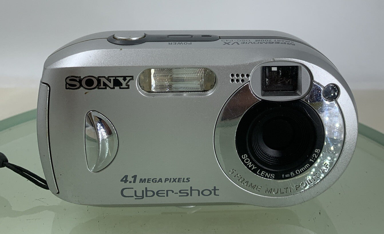 Sony Digital Camera Cybershot DSC-P43 4.1MP SILVER NO CHARGER TESTED - 6731