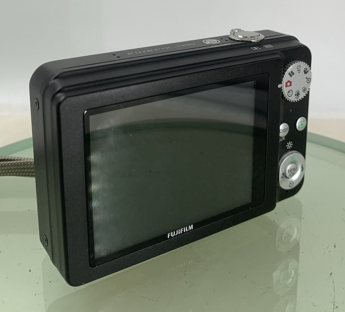 Fujifilm DIGITAL CAMERA FinePix J100 10.0MP BLACK+CHARGER+COVER TESTED - 3534