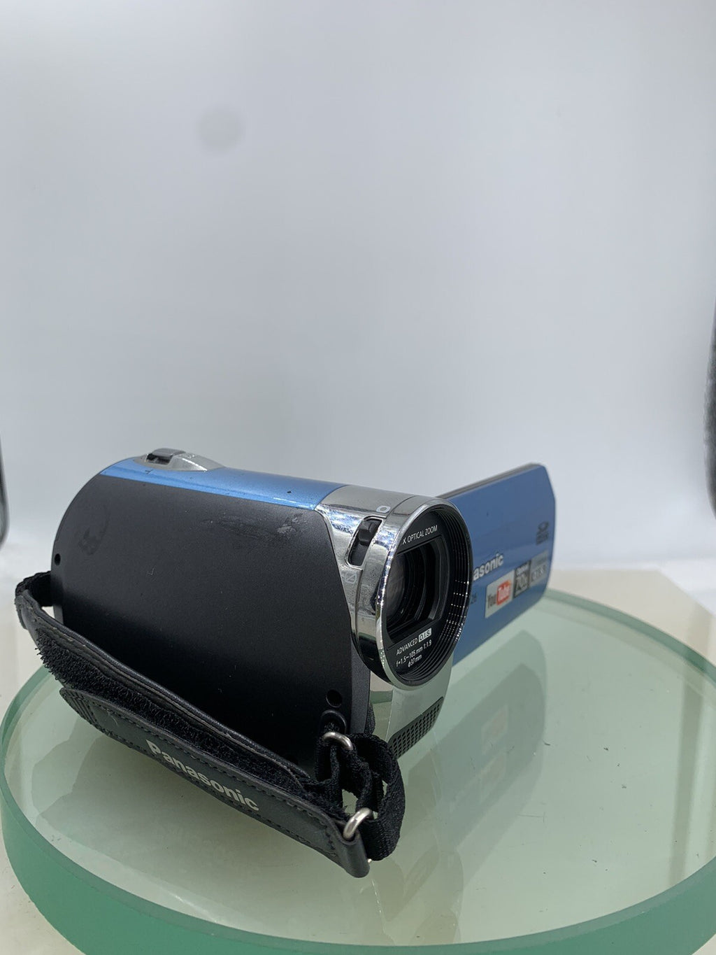 PANASONIC SDR-S26 SD DIGITAL VIDEO CAMERA RECORDER BLUE + CHARGER TESTED - 4902
