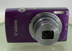 Canon IXUS 145 Digital Camera PURPLE + CHARGER + WIRE + 2GB CARD TESTED - 6581