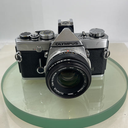 Olympus OM-1N MD 35mm Film SLR Manual Camera with Olympus 50/1.8 Zuiko Lens #7632
