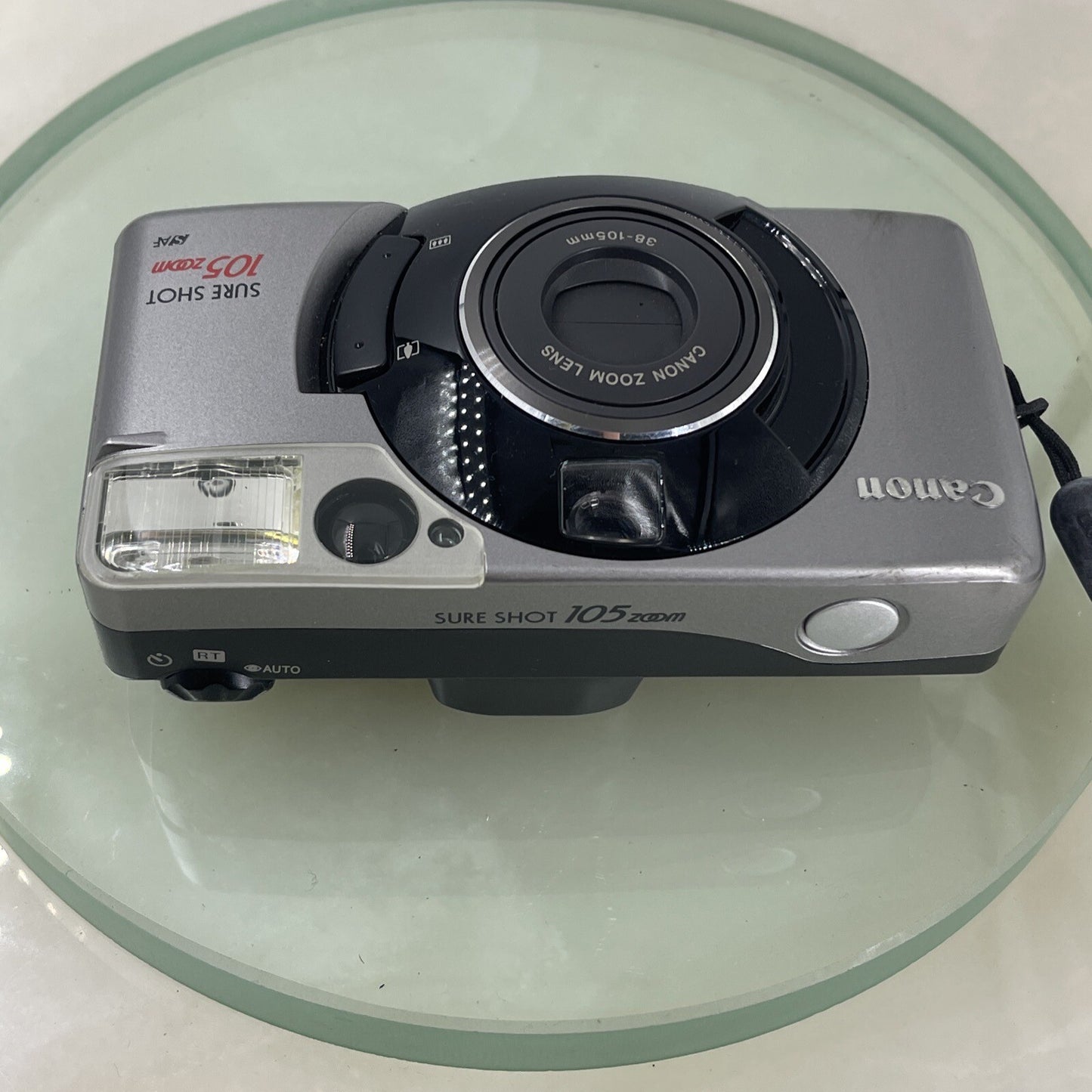 Vintage Canon Sure Shot 105 ZoomPoint&Shoot 35mm Film Camera tested&working #3617
