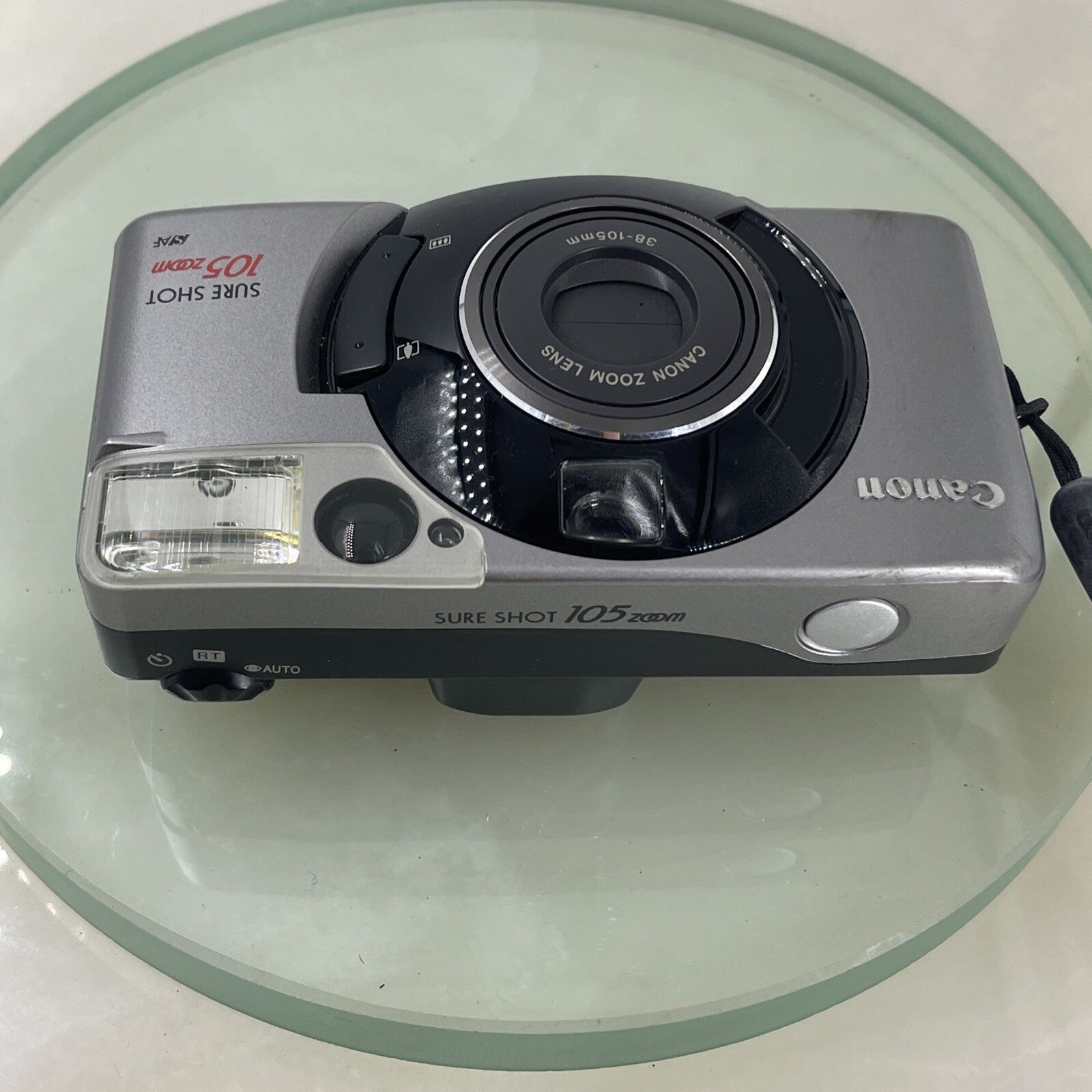 Vintage Canon Sure Shot 105 ZoomPoint&Shoot 35mm Film Camera tested&working #3617