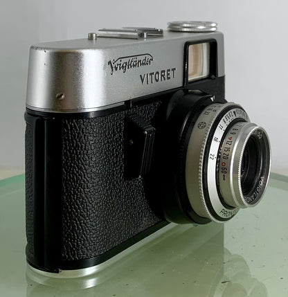 Voigtlander VITORET 35 mm Film Camera Vaskar 2.8/50 Prontor 125 + Tested - 3842