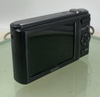 Sony Cybershot DSC-W800 COMPACT DIGITAL CAMERA BLACK + WIRE+ COVER TESTED - 1564