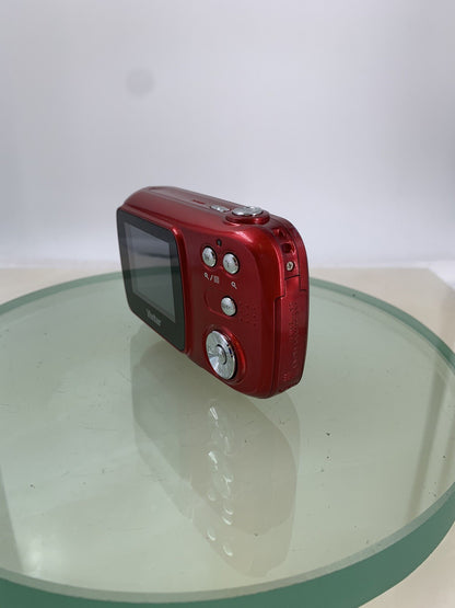 Vivitar ViviCam 9112 Digital Compact Camera 9.1 MP RED + COVER TESTED - 923