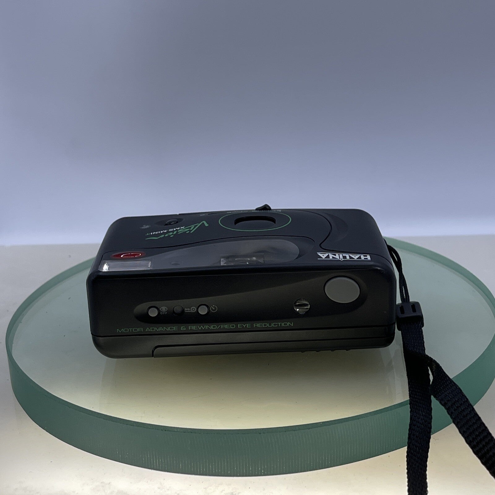 Vintage Halina Vision XMS MINI-T 35mm Camera Cased TESTED #5088