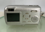 Olympus Mju-410 COMPACT DIGITAL CAMERA SILVER WITH CHARGER - TESTED - 9865