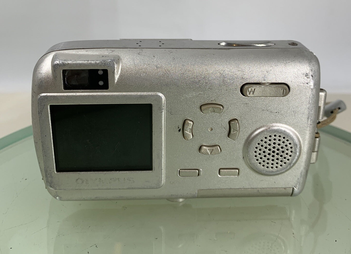Olympus Mju-410 COMPACT DIGITAL CAMERA SILVER WITH CHARGER - TESTED - 9865