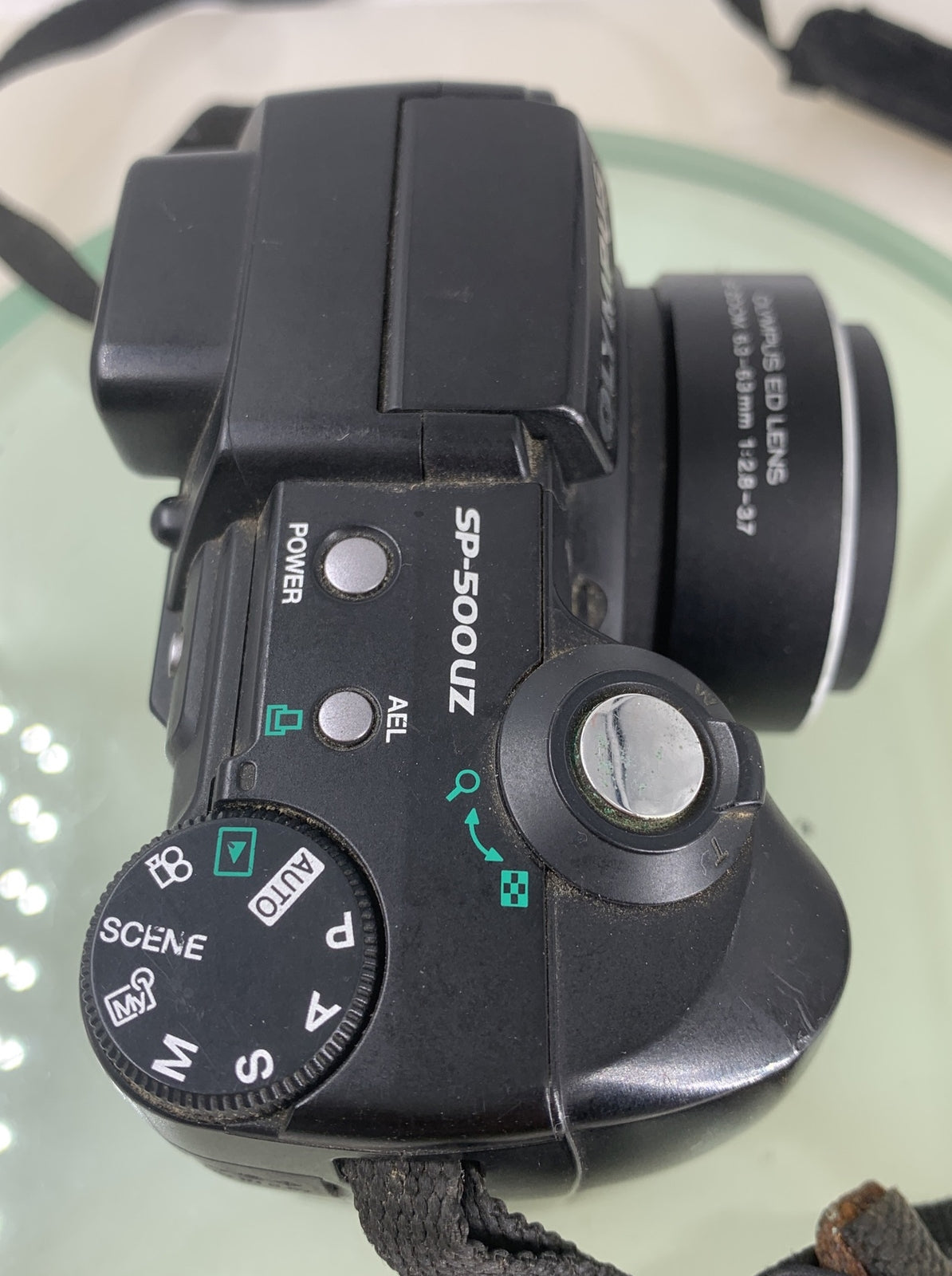 Olympus SP-500UZ COMPACT DIGITAL CAMERA BLACK - NO CHARGER - TESTED - 9847
