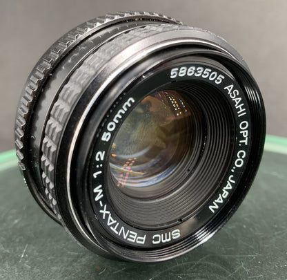 {SERVICED} SMC Pentax-M 50mm f/2 Lens/MINT Condition0