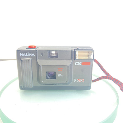 VINTAGE 35mm HALINA DX AF700  Camera F4.5 Lens + Case #291