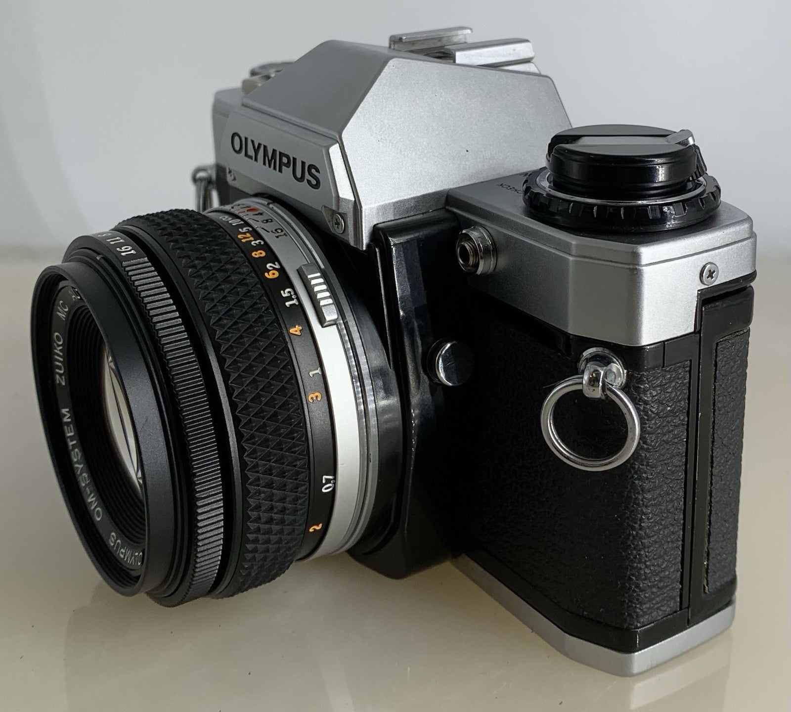 SERVICED Olympus OM10 35mm Film SLR Manual Camera + Olympus 50mm f/1:1.8 MC #1294