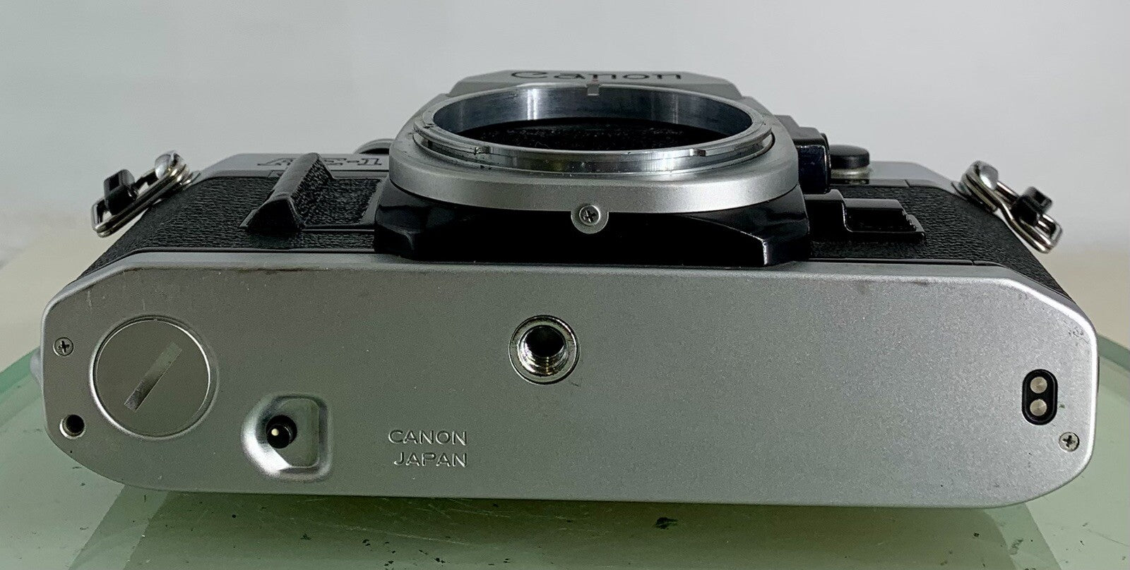 Canon AE-1 Silver Meter works 35mm SLR Film Camera Body Only BOXED Near MINT #358