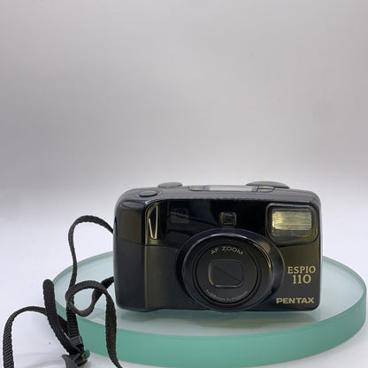 Pentax Espio 110 Compact Film Camera 38-110mm Point & Shoot Lens With Case #5351
