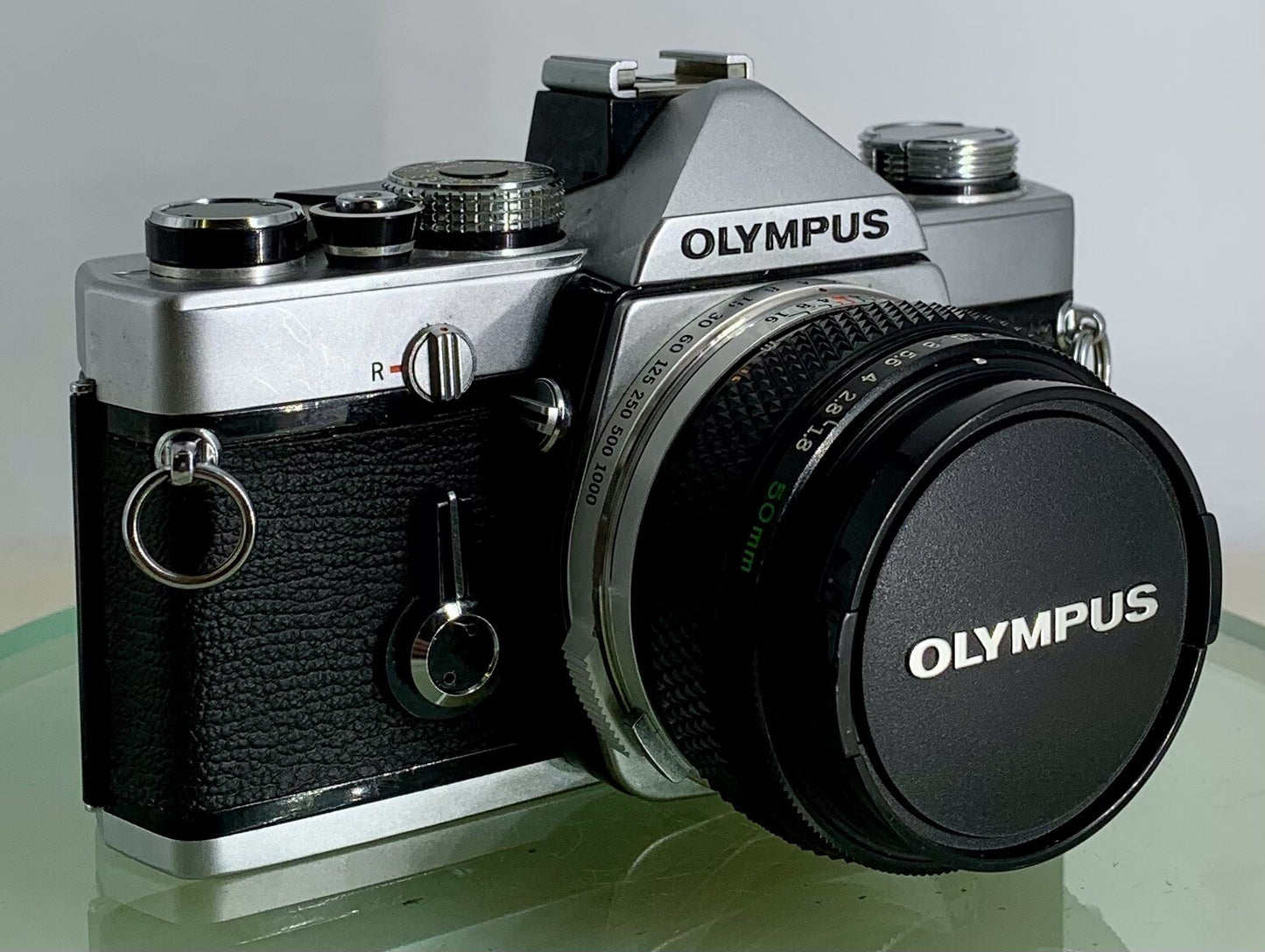Olympus OM-1 MD 35mm SLR Film Camera &  Olympus ZUIKO  50mm f1.8 Lens- TESTED3620