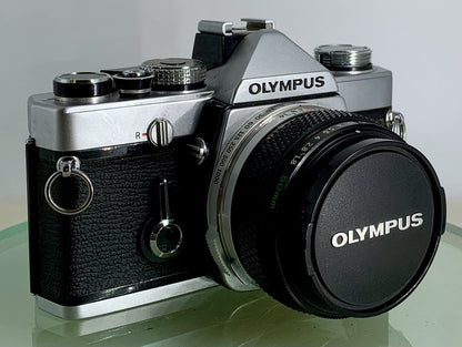 Olympus OM-1 MD 35mm SLR Film Camera &  Olympus ZUIKO  50mm f1.8 Lens- TESTED3620