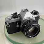 Pentax ME Super 35mm SLR Film camera + Pentax-M  50mm f2 LENS  - TESTED  8961