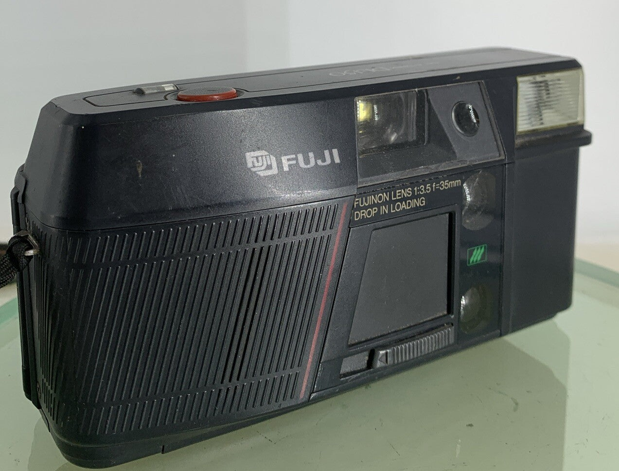 FUJIFILM Fuji DL-150 Compact 35mm Point And Shoot Film Camera BLACK TESTED - 7670
