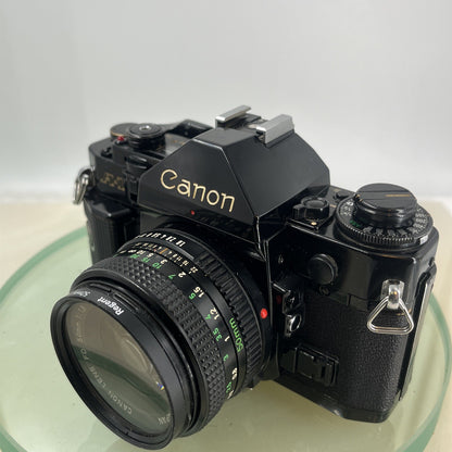 BEAUTIFUL Canon A-1 35mm SLR Camera Body+ FD 50mm f/1.8 FULLY WORKING #8749