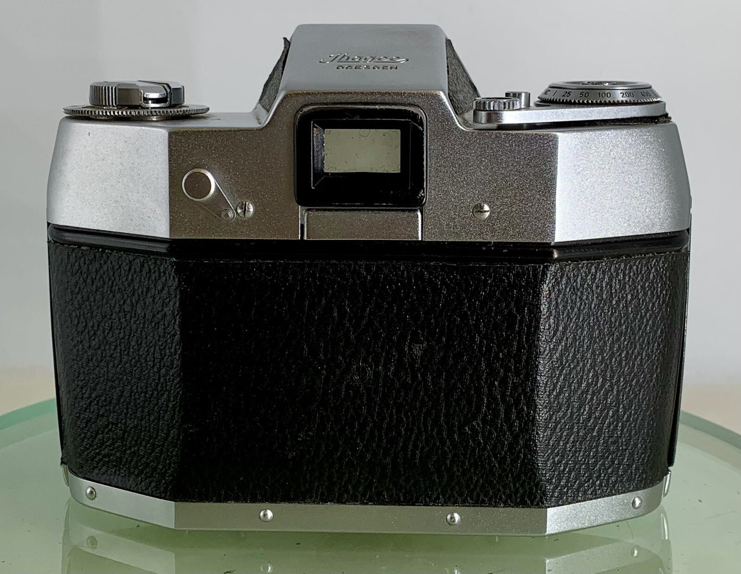 Jhagee EXA II a SLR Camera Body+Meyer-Optik 2.8/50 Camera Lens+Case+Tested-7454
