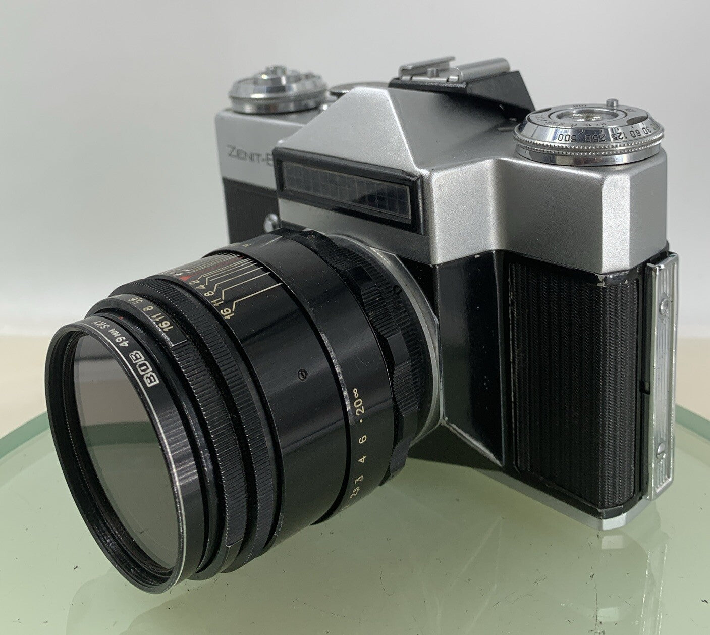 Very Rare ZENIT E VINTAGE POINT AND SHOOT FILM CAMERA SILVER TESTED - 1462