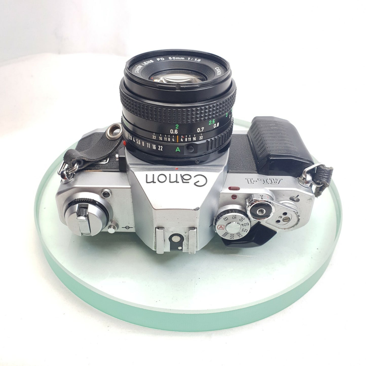 Vintage Canon AL-1 35mm Film SLR & 50mm f1.8 FD Lens New Light Seal - Working6925