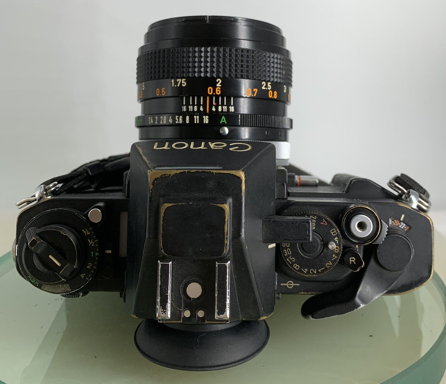 Canon New F-1 35mm SLR Film Camera+ FAST 50mm f/1.4 Prime Lens(CLEAN) TESTED#2165