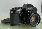 Pentax Asahi K2 35mm Black Film Camera SMC 50mm lens 1:2.K1000 Tested Works #1930