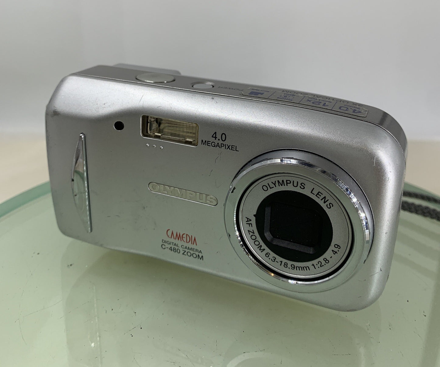OLYMPUS CAMEDIA C-480 Zoom Compact Digital Camera WITH 128MB CARD-TESTED-8351