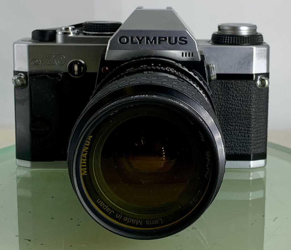 Olympus Om20 35mm slr film camera + Miranda 28-70mm 1:3.5-4.8 Lens TESTED #3461