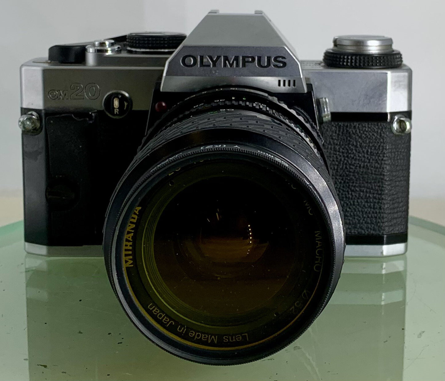 Olympus Om20 35mm slr film camera + Miranda 28-70mm 1:3.5-4.8 Lens TESTED #3461