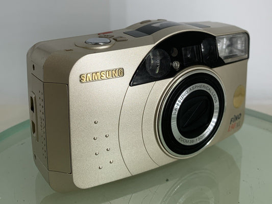Samsung Fino I30 XL 35mm Film Point And Shoot Camera SILVER TESTED - 7390