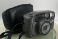 Samsung AF Zoom 105S 35mm POINT AND SHOOT FILM CAMERA SILVER+ COVER TESTED - 4470
