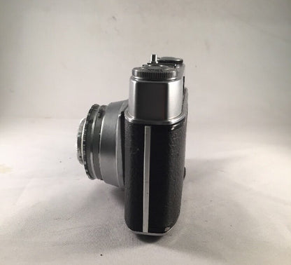 #683Kodak Retinette1A 35mm Film Camera with schneider-kreuznach reomar 50mm f3.52