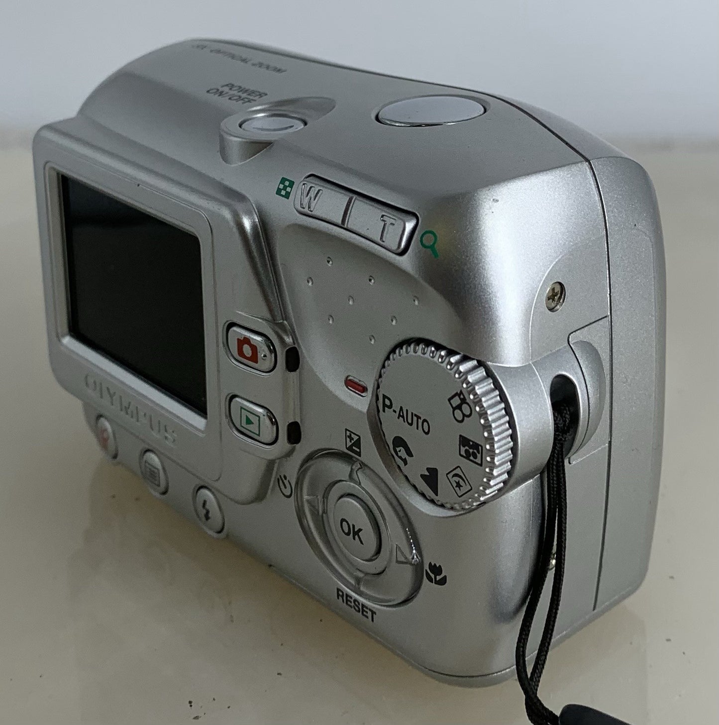 Olympus Camedia C-370 Zoom 3.2MP Digital Camera-Silver-Case-Tested#1253