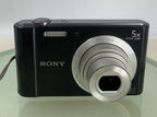 Sony CyberShot DSC-W800 Digital Camera 20.1MP Black + CHARGER +WIRE TESTED - 4661