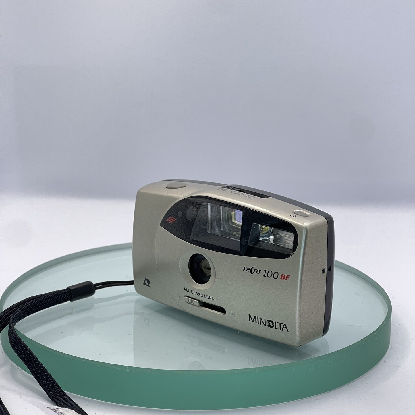 Minolta Vectis 100 BF Compact APS Point And Shoot FilmCamera withCase,TESTED#7122
