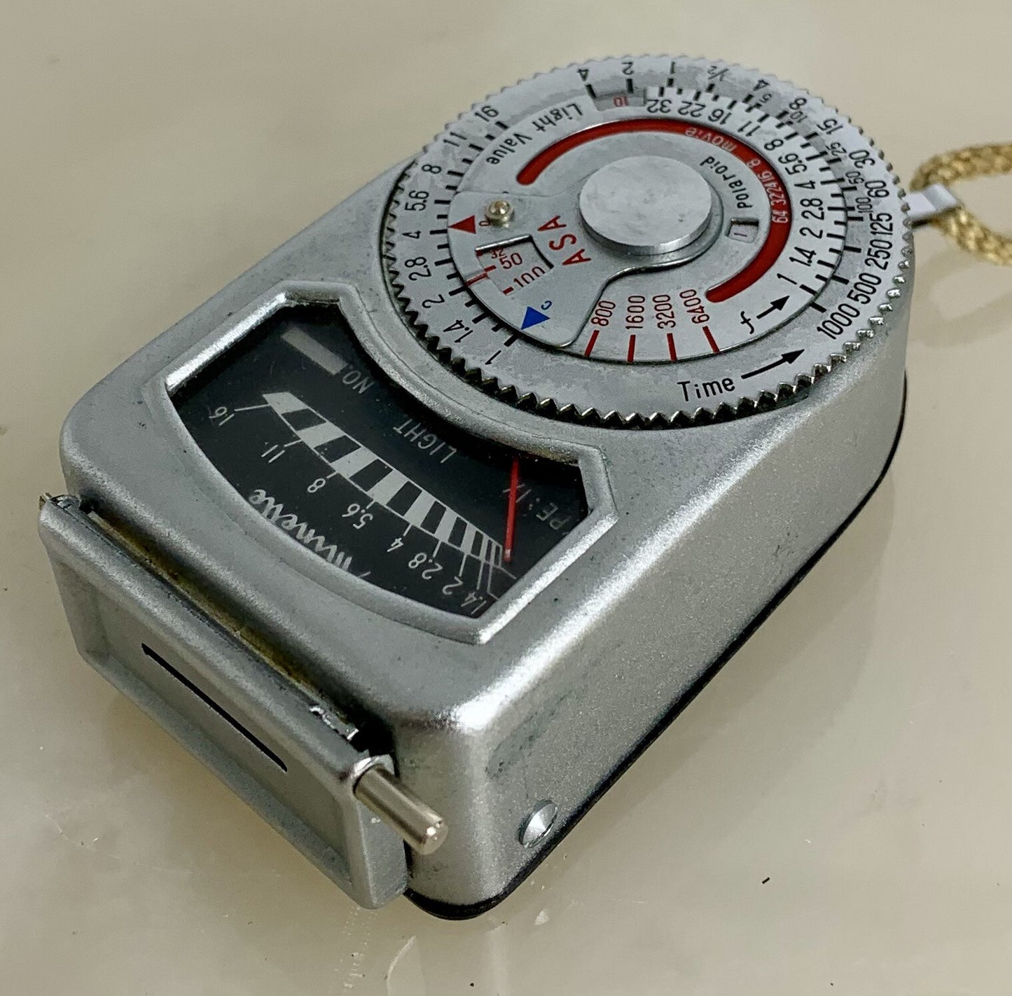 Minette Type IX Electric Exposure Meter + Case + Good Condition - 5453