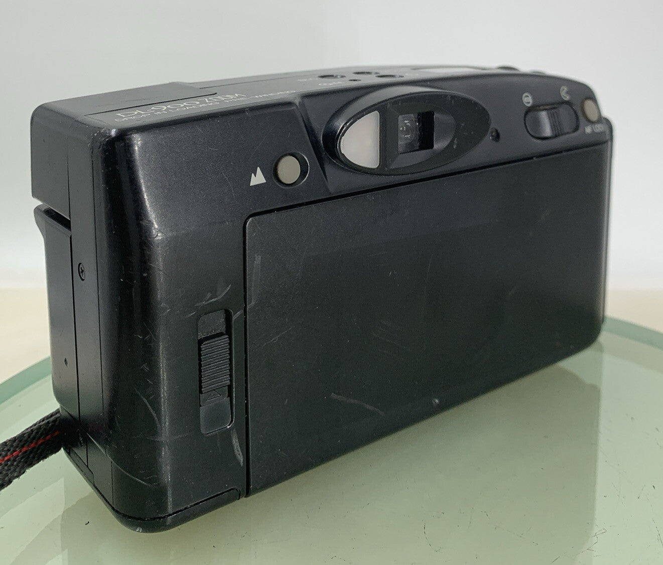 FUJI DL-900 Zoom 38mm-85mm Multi Auto Focus FILM Camera BLACK TESTED - 5684