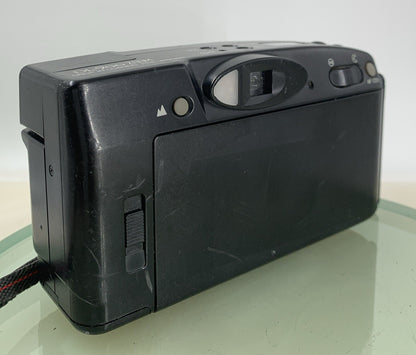 FUJI DL-900 Zoom 38mm-85mm Multi Auto Focus FILM Camera BLACK TESTED - 5684